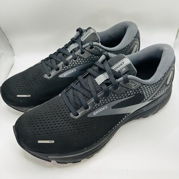 Size 11 - Brooks Ghost 14 Black Women’s Athletic Running Shoes - Picture 3 of 8